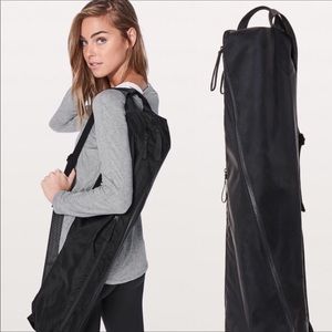 Lululemon Athletica Black Yoga Bag